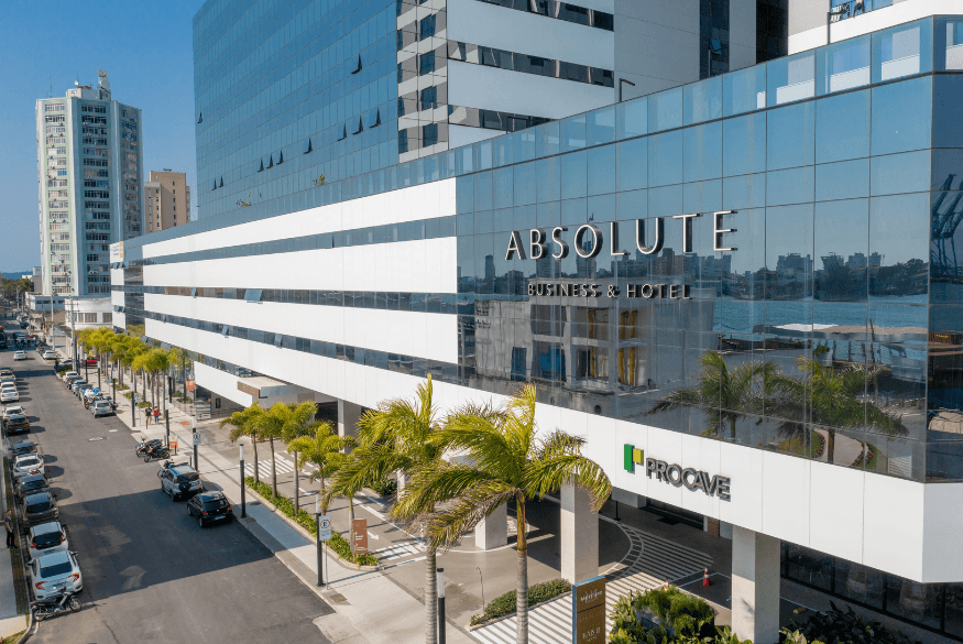 Fachada do Absolute Business e Hotel